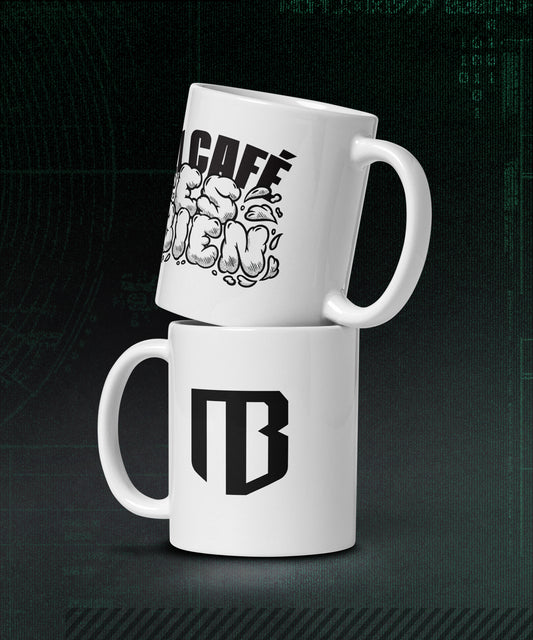 Taza "El café es bien" negro