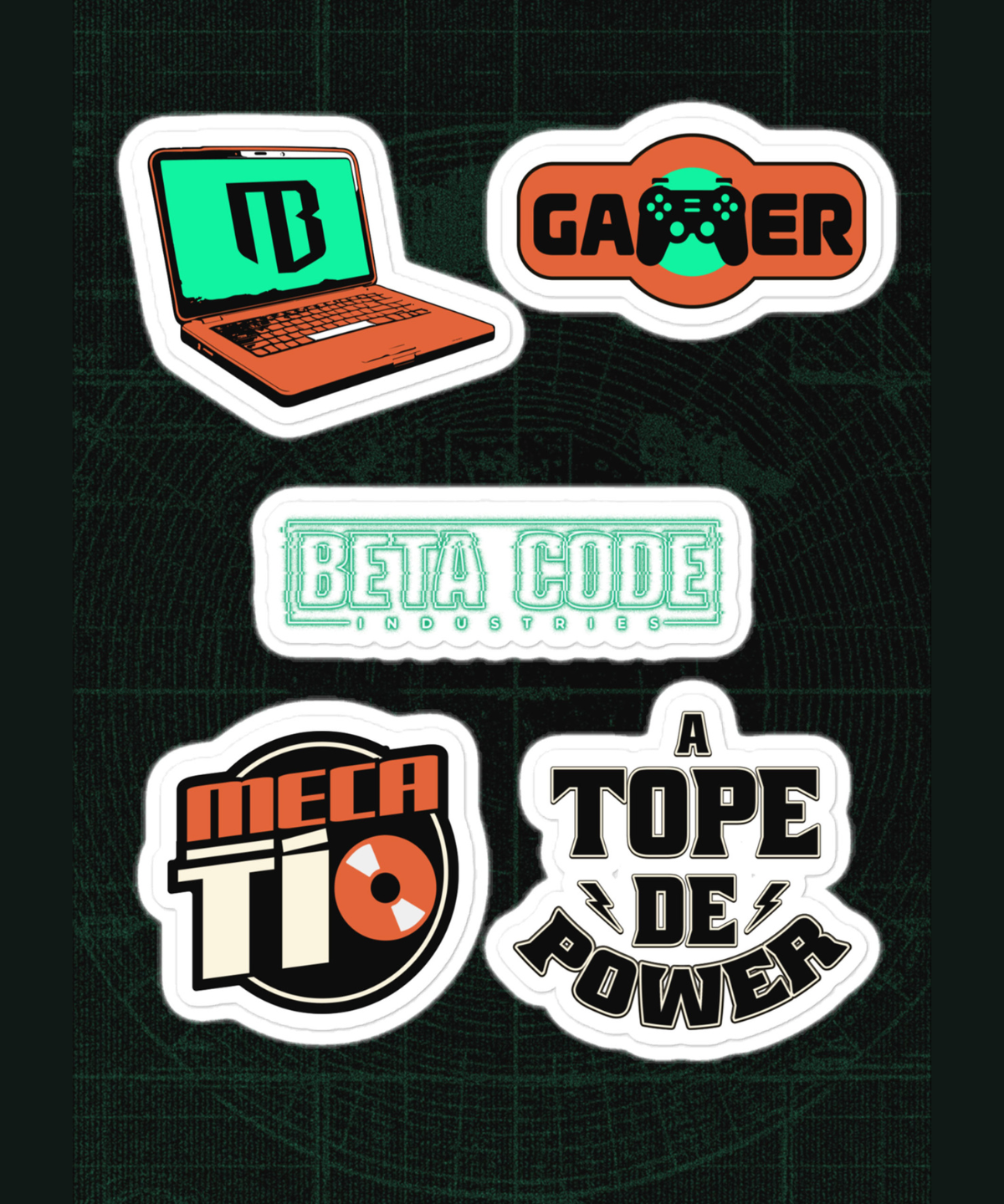 Set de stickers Beta Code